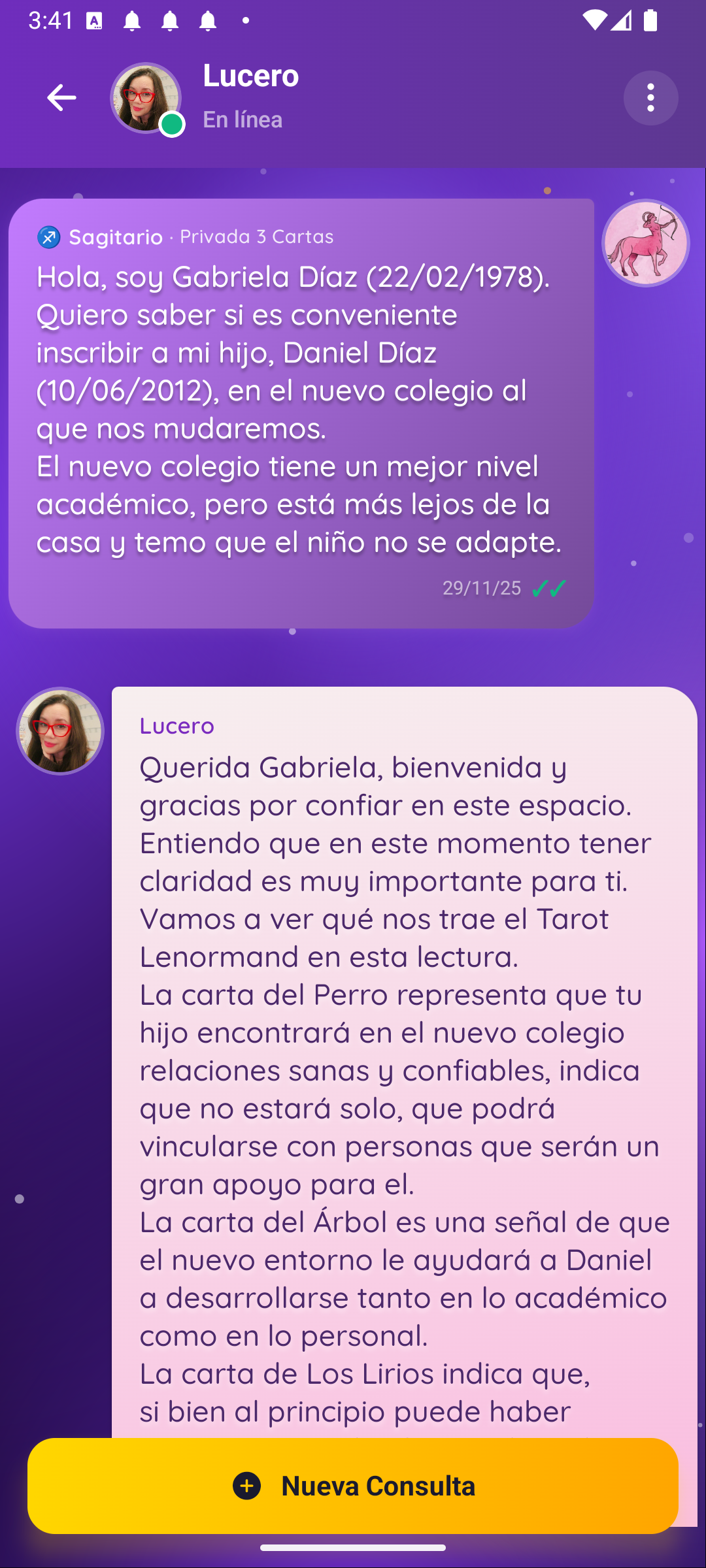 Oraclia Chat Privado